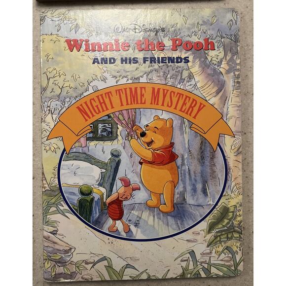Walt Disney's Winnie the Pooh and His Friends 4 Board Book Set Tigger Piglet Roo - Picture 7 of 9